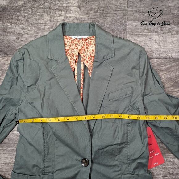 Cabi One Button Olive Jacket Size S - Picture 3 of 5